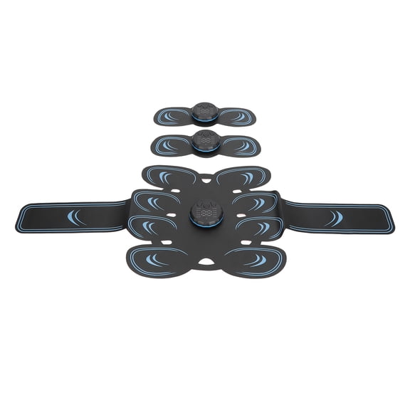 YAHHU Abdominal Muscle Toner Fat Burning USB Rechargeable Multi Gear Abdominal Training Device for Workout with 3pcs Patch
