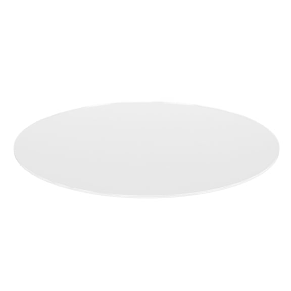 YAHHU Acrylic Round Cutting Board Non Slip Transparent Kitchen Chopping Board for Vegetable Fruit (11.8 inches / 30 cm)