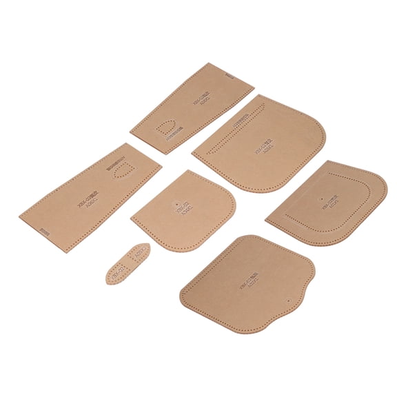 YAHHU Acrylic Template Transparent Accurate Cutting Distance Leather Bag Stencil with Protective Layer for DIY Shoulder Bag Crafting