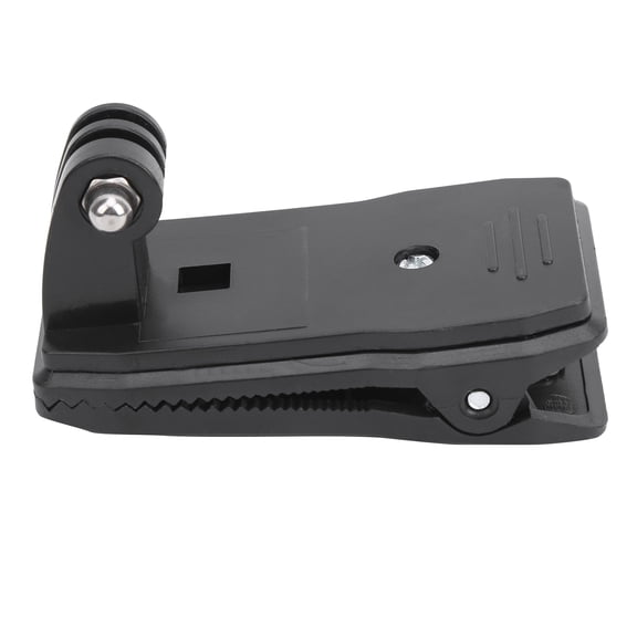YAHHU Action Camera Backpack Shoulder Strap Clip Holder Clamp Mount for Vlogging and Outdoor Recording, Compatible with DJI OSMO POCKET, Black Color, Compact and Lightweight Design, 1 Count