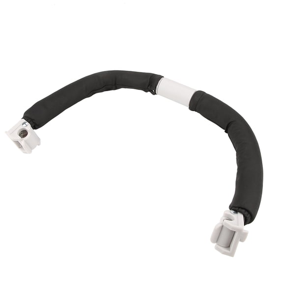 YAHHU Adjustable Baby Stroller Handle Handlebar Armrest Bumper Bar Compatible with Most Round Tube Umbrellas, Black Safety Guardrail (15 inches / 38 cm)
