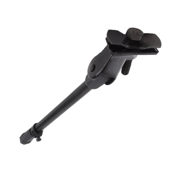 YAHHU Adjustable Bike Kickstand, Aluminum Alloy Center Mount Bicycle Kickstands Heavy Duty Rear Side Support Prop for 24-27 Inch / 60.9-68.5 cm Road Mountain Bikes Hybrid Cycling Parking, Black