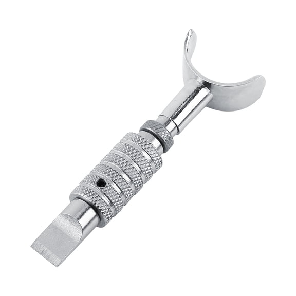 YAHHU Adjustable Leather Swivel Knife Carving Tool with U-Shaped Gouge, Professional Leathercraft Rotating Blade for DIY Hand Crafting and Detail Scoring, 0.51 x 3.26 inches / 1.3 x 8.3 cm