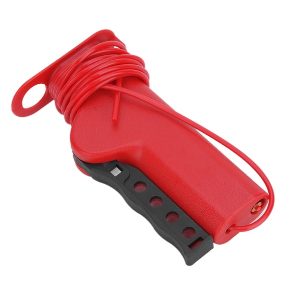 YAHHU Adjustable Nylon Cable Lockout Irregular Industrial Equipment Safety Lock Device 1.6m / 5.2ft For Gate Valves Plug Valves Lockout & Tagout Devices 1 Count Per Pack Safety Padlock