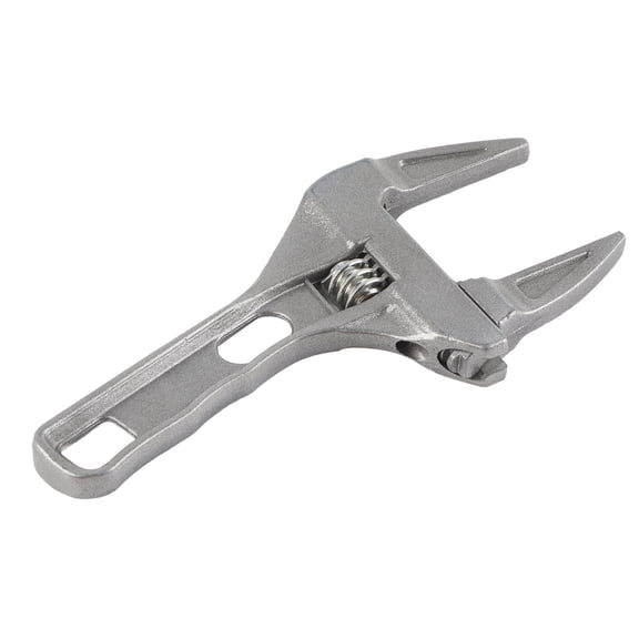 YAHHU Aluminum Adjustable Bathroom Wrench Basin Wrench Large Opening 6-68mm Clamping Range For Pipe Drain Repair Tool Plumbing Accessories (7.9 inches / 20 cm)
