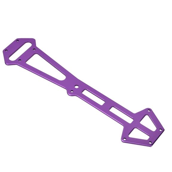 YAHHU Aluminum Alloy CNC Machined Anodized Surface RC Radio Tray Replacement Part for HSP 1/10 Scale RC Car Models, Durable Purple Upgrade Component (Length: 8.74 inches / 22.2 cm)