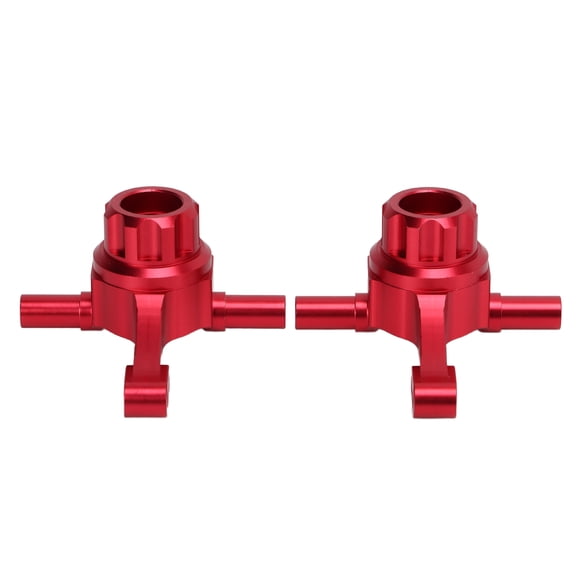 YAHHU Aluminum Alloy Front Knuckle Arms Steering Cup for Tamiya TT02 1/10 RC Car Upgrade Parts Red, 1.7x1.6 inches / 43x40 mm, 0.8 oz / 24g