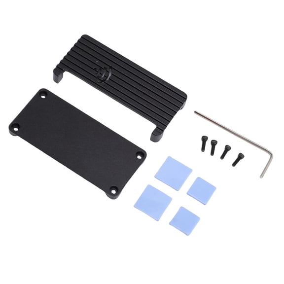 YAHHU Aluminum Alloy Heatsink Case Protective Cover Shell for RasPi Zero 2 W, 2.6x1.2x0.5 in / 65x30x13 mm