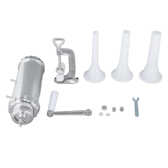 YAHHU Aluminum Alloy Horizontal Sausage Stuffer  Compact, Stable, EasytoUse Meat Filling Machine for Home Kitchens