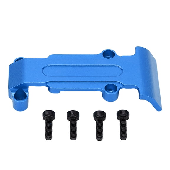 YAHHU Aluminum Alloy Rear Skid Plate Replacement Accessory Upgrade Parts Fit for Traxxas E Revo VXL 1/16 RC Car Blue