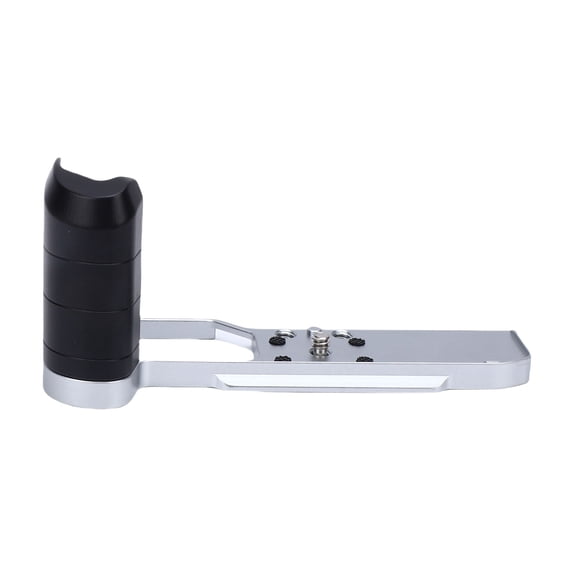 YAHHU Aluminum Camera L Bracket for Nikon ZF - Quick Release Plate Handgrip Stabilizer with 1/4 Inch Mount (9.05 inches / 23.0 cm) - Silver