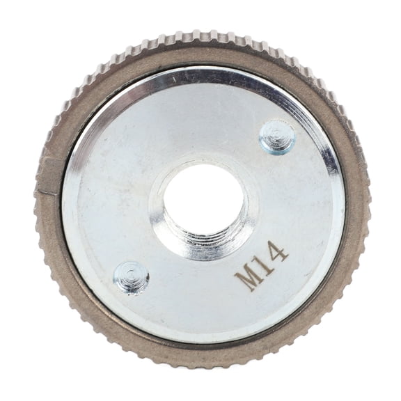 YAHHU Angle Grinder Pressure Plate Replacement M14 Thread Quick Release Flange Clamping Nut Silver
