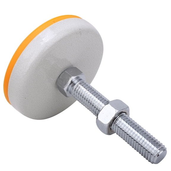 YAHHU Anti-Shock Foot Base Cup Adjustable Mechanical Furniture Support Leg M12 Screw Thread, 3.94 inches / 100 mm Base Diameter, Heavy Duty TPU Material for Tables and Equipment[cite: 1]