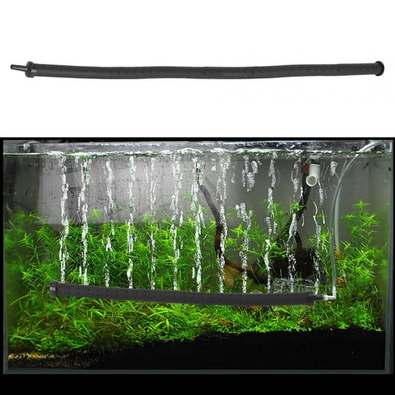 YAHHU Aquarium Air Bubble Diffuser Bar Fish Tank Oxygen Tube Pump Accessories 17.72 Inches 2 Pack Kit