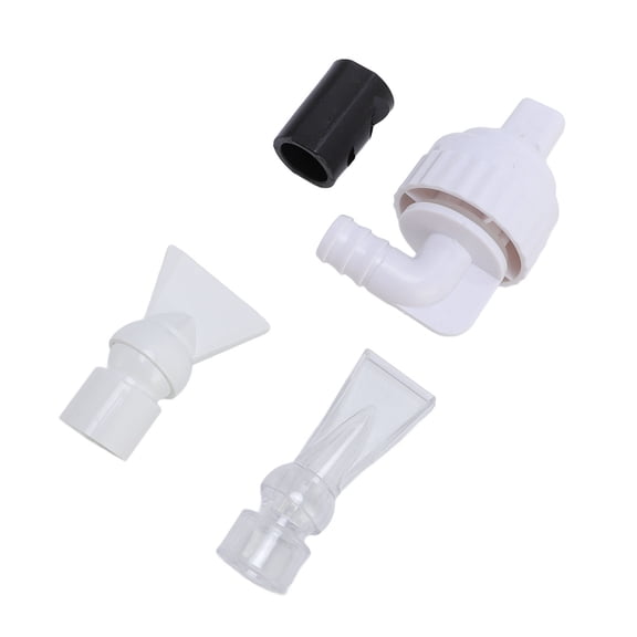 YAHHU Aquarium Duckbill Nozzle with Universal Connector Anti Siphon Function Adjustable Water Flow Decorative Water Outlet Pipe Nozzle 5.91 in / 15 cm