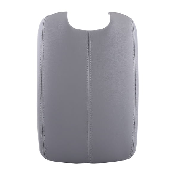 YAHHU Artificial Leather Armrest Center Console Lid Cover Replacement For Honda Accord 2008-2012 Models, High Quality Microfiber Gray Auto Armrest Accessory, 14.57 inches / 37.00 cm