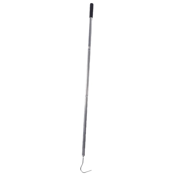 YAHHU Attic Pull Down Hook System Extension Rod Kit Aluminum Stainless Steel Up to 53.1 Inch (135 cm) Ladder Puller System Replacement for Ropes Cords Strings for Home Garage
