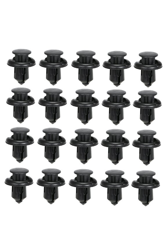 Auto Fastener Clips Plastic Fastener Rivet Clips 190Pcs 6 Sizes Car Push Pin Rivet Trim Clips 9.84 inches / 25 cm Universal Automotive Specialty Maintenance Parts