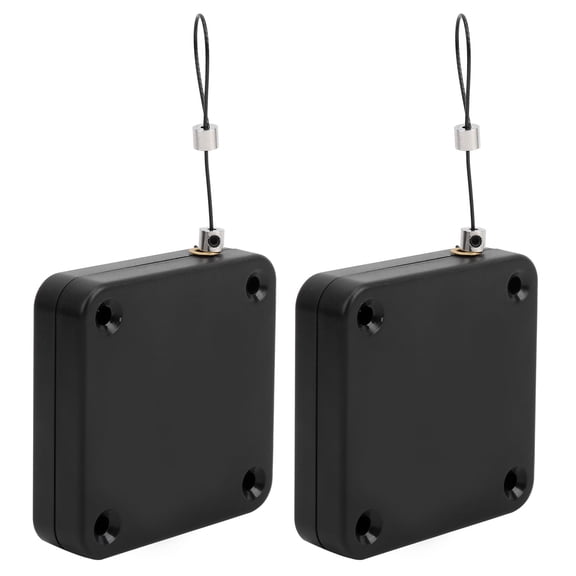 YAHHU Automatic Door Closer Sensor Punch-Free Quiet Closer for Home Office (2 Pcs / Pack, 15x8x2 Inches)