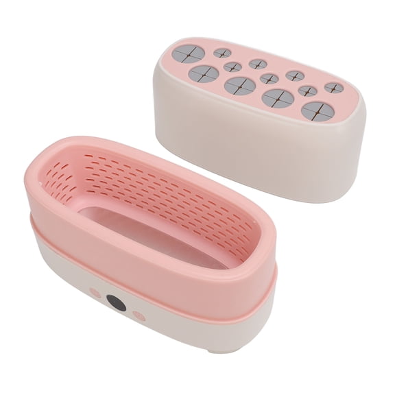 YAHHU Automatic Makeup Brush Dryer Machine, Electric Cosmetic Cleaning & Fast Drying Tool, 12 Holes USB Powered System for Home and Beauty Salon Professionals (7.48 x 5.51 inches / 19 x 14 cm)