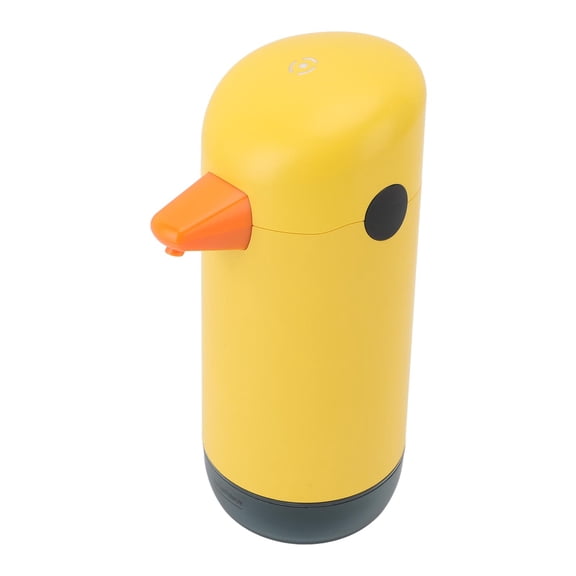 YAHHU Automatic Touchless Yellow Duck Kids Soap Dispenser - Visual Liquid Level, Battery Powered Hands-Free Pump for Bathroom & Kitchen, Fun Hand Washing Aid for Toddlers, 11.57 oz Capacity