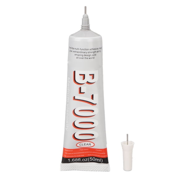 YAHHU B-7000 Multipurpose Transparent Rhinestone Jewelry Craft Glue Mobile Phone Watch Repair Adhesive 50ml / 1.69 fl oz