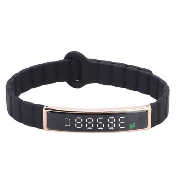 YAHHU B3 Smart Bracelet Fitness Tracker, Bluetooth 5.3 Waterproof Activity Wristband with Step Counter & Magnetic Silicone Strap for Android and iOS, [Gold]
