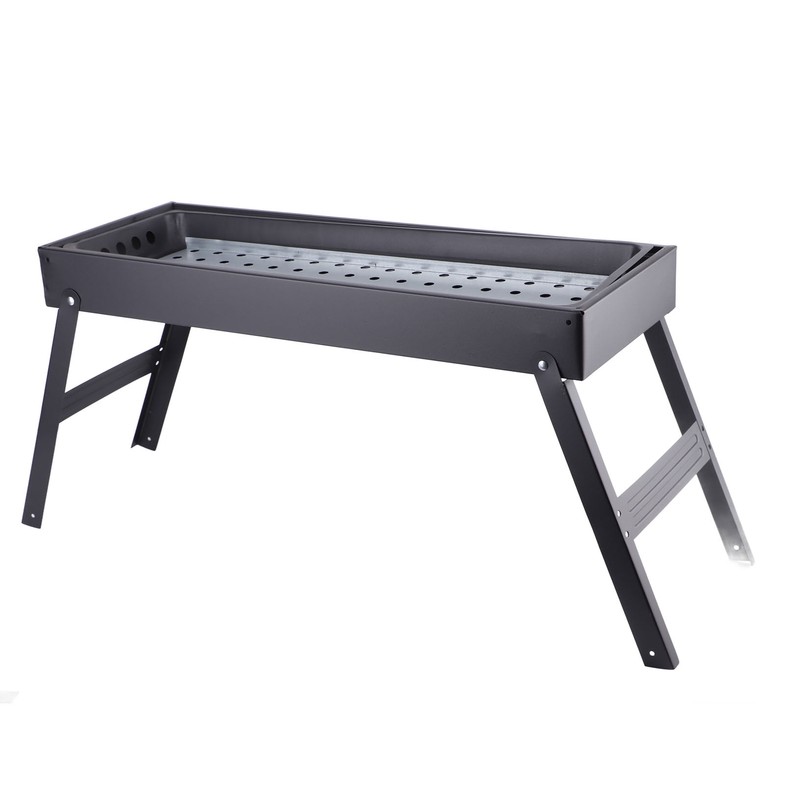 YAHHU BBQ Grill Folding Lightweight Portable Charcoal Barbecue Grill for Home Outdoor Camping Picnic (24.02 inches / 61 cm)