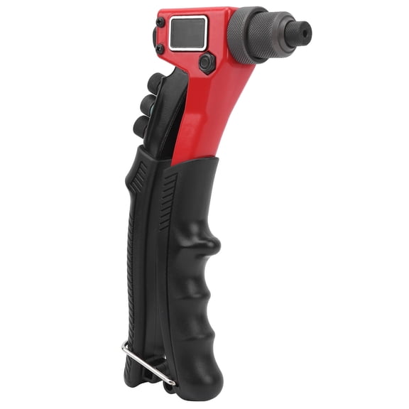 YAHHU BC-BT958 Heavy Duty Manual Riveting Tool Anti-Slip Handle Blind Riveter Hand Rivet Gun Hand Tool for Home Improvement, 7.87 inches / 200 mm Length, Black and Red