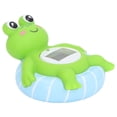 thumbnail image 1 of YAHHU Baby Bath Thermometer Floating Frog Toy Bathtub Temperature Tester Meter Sensor for Kids Infants Toddlers Digital Display Automatic Shut-Off Safe Water Play Essential Accessory, 1 of 4
