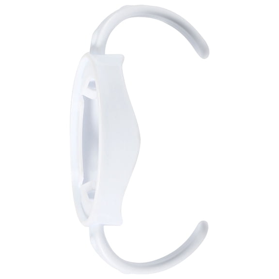 YAHHU Baby Bottle Handle Easy Grip Plastic Holder Compatible with AVENT Natural Series Bottles White 1 Count