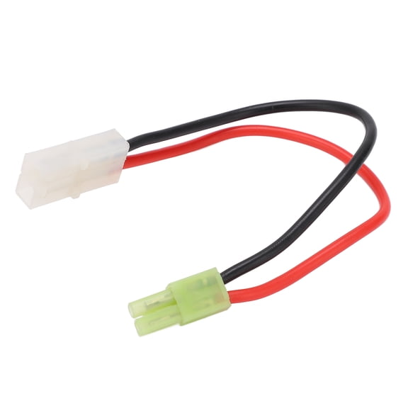 YAHHU Battery Adapter Cable Large for Tamiya Female to Mini for Tamiya Male Soft Silicone Wire for RC Car Models 7.6 inches / 19.7 cm