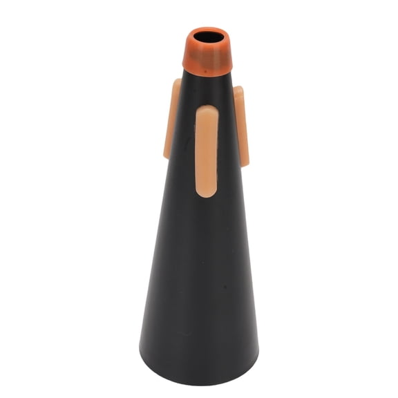 YAHHU Bb Trumpet Mute Cone Shape PET Soft Non Slip Interface Practice Silencer, Lightweight 2.29 oz / 65g, 7.87 in / 20 cm Length