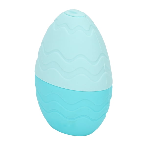 YAHHU Beauty Ice Facial Roller Mold Silicone Egg Shaped Eye Puffiness Relief Massage Ice Roller for Women Blue (4.33 inches / 11.00 cm)