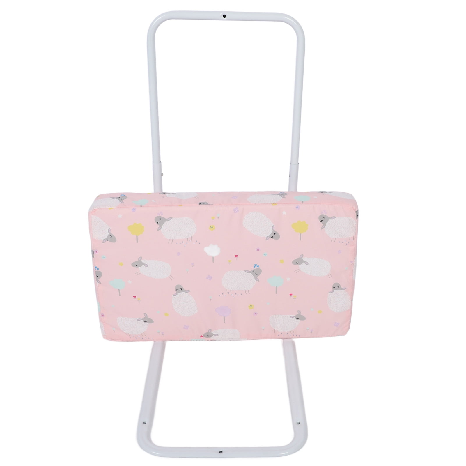 YAHHU Bed Rail for Toddlers Pink Sheep Adjustable Height Safety Side Guard Universal Fit for Twin Full Queen King Size Beds Breathable Mesh Baby Bed Railing Secure Anchor System 19.29 Inches