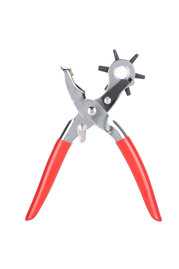 Belt Hole Punch Plier Multi Function Leather Punching Machine Watchband Hole Puncher Tool 11.42 inches / 29 cm for Crafts Belts Bags Saddles Shoes 0.61 lbs / 276 g