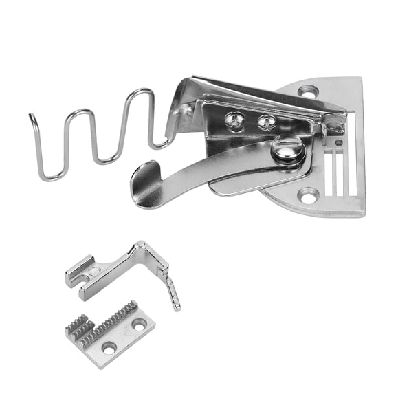 YAHHU Bias Binder A10 Right Angle 4 Fold Binding Attachment Lockstitch Machine Tool, Industrial Sewing Machine Parts & Accessories, Iron Material, 30mm / 1.18 inches Import Width, 1 Set