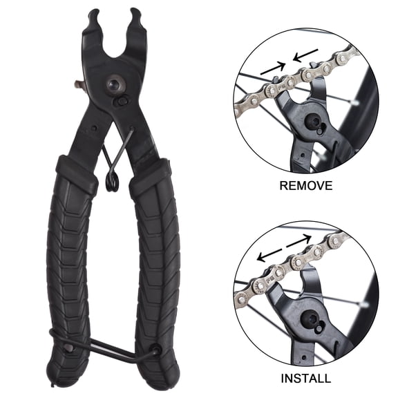 YAHHU Bike Chain Repair Tool Kit with Bike Link Pliers Chain Breaker Tool Splitter and Chain Wear Indicator Gauge Bicycle Maintenance Mechanics Professional Toolkit 11.3 oz / 320 g