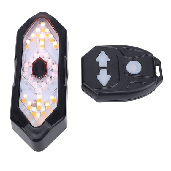 YAHHU Bike Tail Light with Turn Signals USB Rechargeable LED Rear Bicycle Safety Indicator IPX4 Waterproof Wireless Remote Control Warning Equipment for Night Riding Commuters