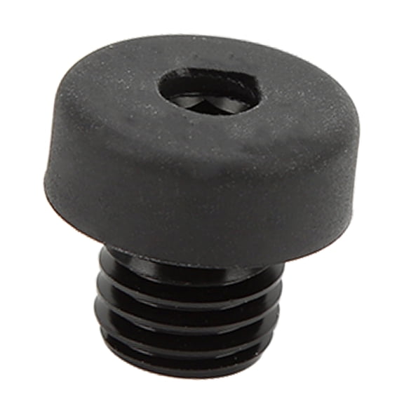 YAHHU Billiard Cue Bottom Cover Pool Cue Bumper Protector Replacement Screw-On Accessories for MEZZ Pool Cues, Durable Rubber Construction, Enhances Cue Protection, Black (1.18 inches / 3 cm)