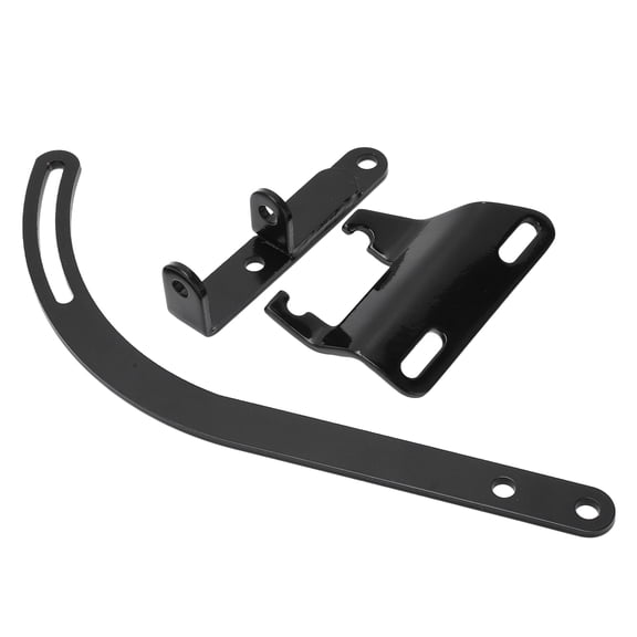 YAHHU Black Alternator Bracket Kit Short Water Pump Driver Side Replacement for Small Block Chevrolet Chevy SBC Engines 265 283 305 327 350 383 400 Heavy Duty Metal Construction