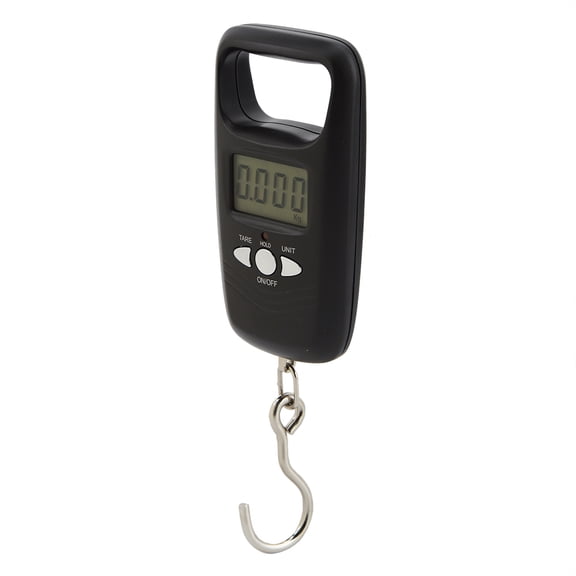 YAHHU Black Mini Portable Digital Electronic Hanging Scale Luggage Scale High Precision, 11.5 inches / 29.2 cm