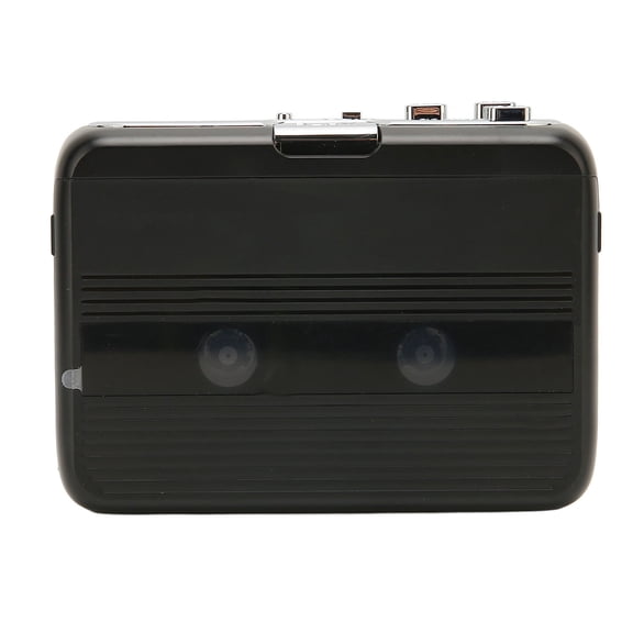 YAHHU Bluetooth Cassette Tape Player Stereo Retro Auto Reverse Portable Wireless FM Tape Player with Headphone for Travel Black, Battery or USB Powered, Compact Audio Music Player