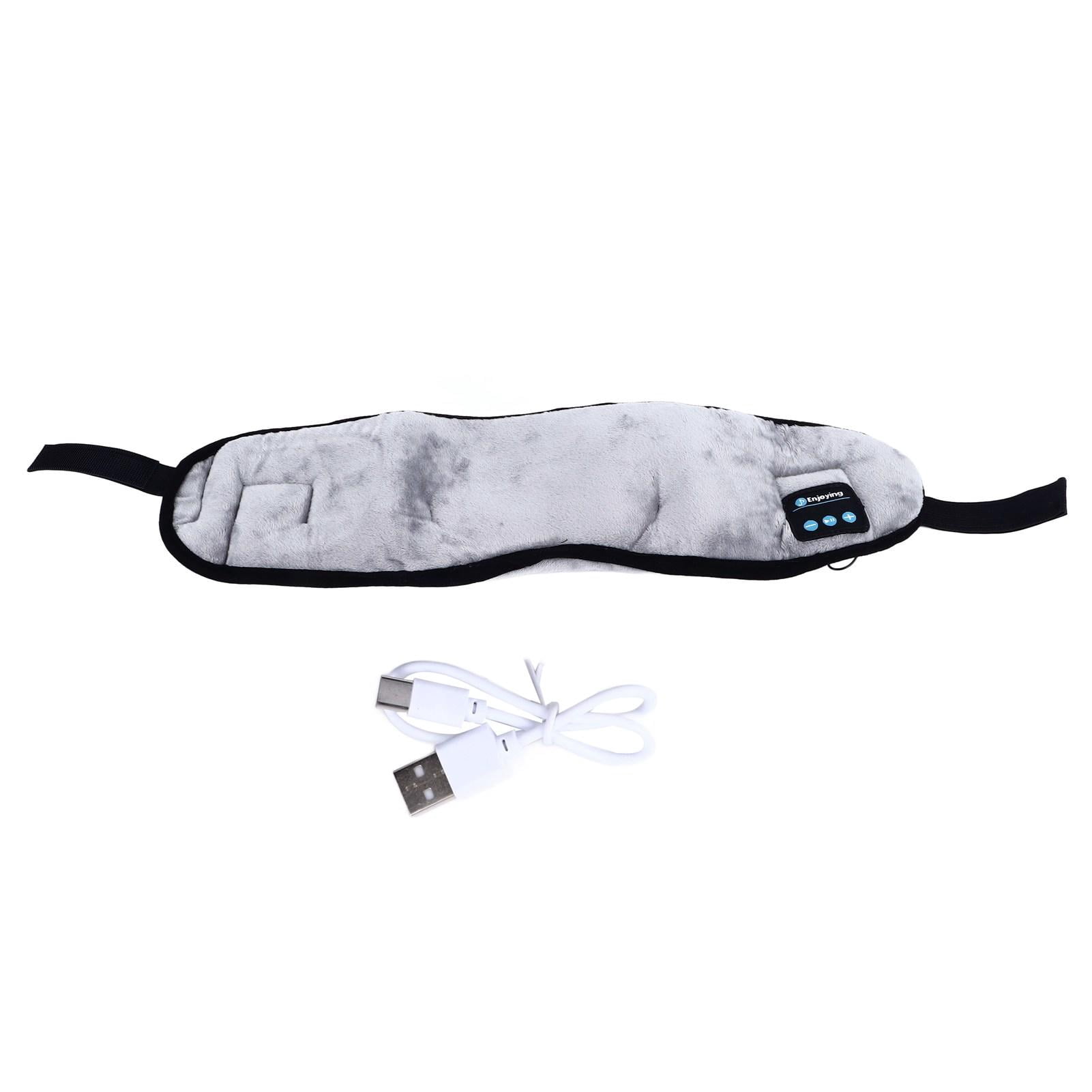 YAHHU Bluetooth Sleep Eye Patch – Ultra‑Soft Velvet, Wireless Music & Call Headphones for Travel, Meditation & Nighttime Use