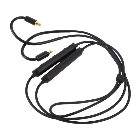 YAHHU Bluetooth Wireless Adapter Cable Replacement Rechargeable with Microphone Controller for IE100 Pro IE400 Pro IE500 Pro Earphones Black