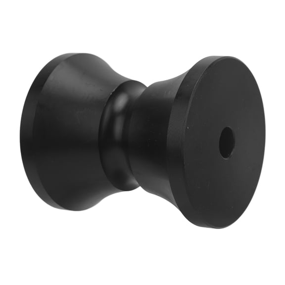 YAHHU Boat Bow Trailer Roller Robust Buffering Bow Stop Bell Guide Roller Heavy Duty Assembly for Boat Yacht Trailers, Sleek Black Finish, Measures 2.95 inches / 75 mm, Essential Marine Accessory