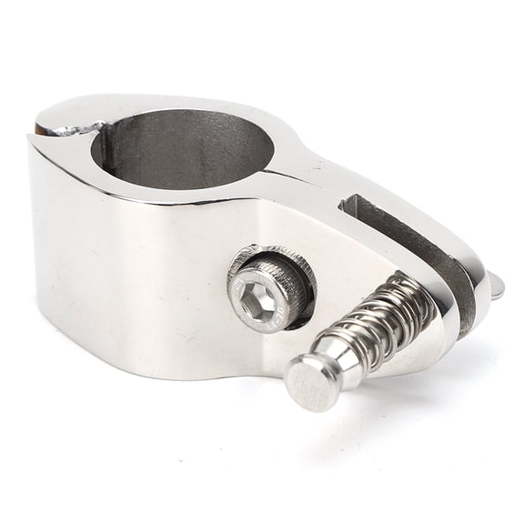 YAHHU Boat Jaw Slide Hinged 316 Stainless Steel Marine Hardware Fitting 25mm 1 inch (25.4 cm) Pipe Clamp Yacht Kayak Accessories Durable Corrosion Resistant Replacement Part Heavy Duty