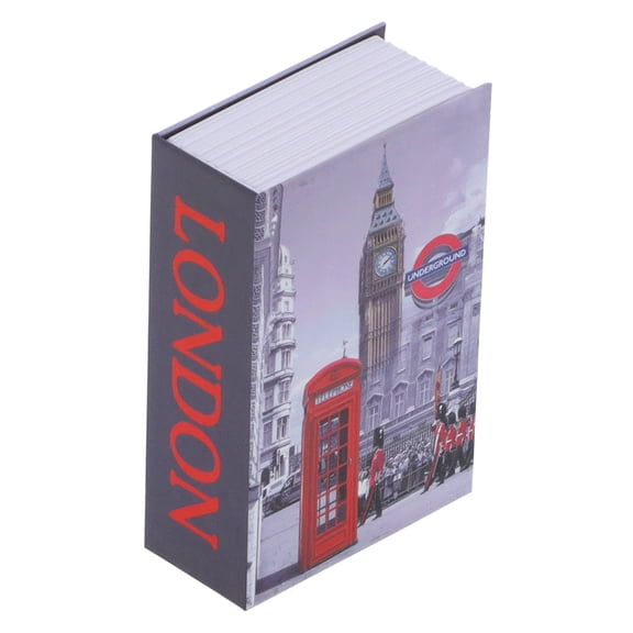 YAHHU Book Safe Box Hidden Diversion Dictionary Lock Box with 3-Digit Combination 7.1x4.6x2.2 Inches / 18x11.6x5.5 cm