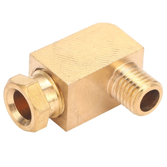 YAHHU Brass 90 Degree Elbow Compression Tube Pipe Fitting Connector Adapter PL608 6mm / 0.24in M8 x 1[cite: 1]