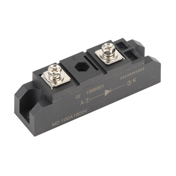 YAHHU Bridge Rectifier 2 Terminal Diode Power Module Copper Plate Cooling 100A 1600V (4.33 inches / 11.00 cm)